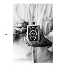 Load image into Gallery viewer, Black White Fashion Women Portrait