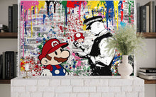 Load image into Gallery viewer, Banksy Super Mario Mushroom