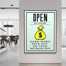 Charger l'image dans la galerie, Monopoly Edition Motivational Art