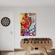 Load image into Gallery viewer, Michael Jordan Pop Graffiti Art