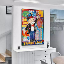 Charger l'image dans la galerie, The World Is Yours - Monopoly Graffiti Art
