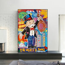 Charger l'image dans la galerie, The World Is Yours - Monopoly Graffiti Art