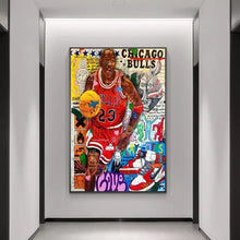 Load image into Gallery viewer, Michael Jordan Pop Graffiti Art