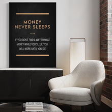 Load image into Gallery viewer, Money Never Sleeps Noun