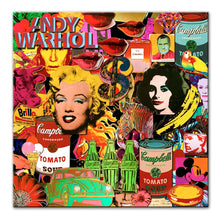 Load image into Gallery viewer, Fashion Pop Art Collage Wall Art