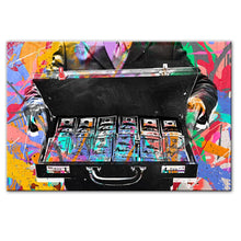 Charger l'image dans la galerie, Money Briefcase Graffiti Art