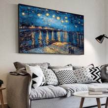 Charger l'image dans la galerie, Starry Night Over the Rhône by Van Gogh