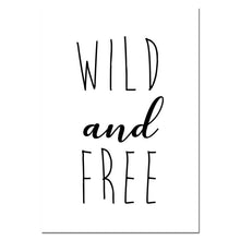 Load image into Gallery viewer, Wild & Free Baby - Nursery Art