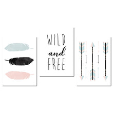 Load image into Gallery viewer, Wild & Free Baby - Nursery Art
