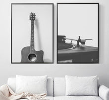 Load image into Gallery viewer, Black White Vintage Music Vibes