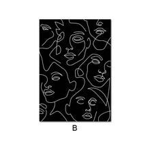 Charger l'image dans la galerie, Abstract Line Minimalist Art