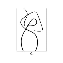 Charger l'image dans la galerie, Abstract Line Minimalist Art