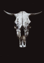 Load image into Gallery viewer, Nordic Black And White Cow Skull