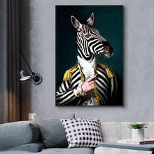 Load image into Gallery viewer, Abstract Gentlemen Zebra