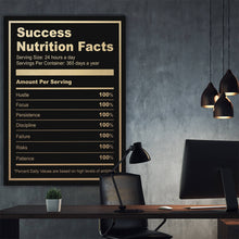 Load image into Gallery viewer, Success Nutrition Facts