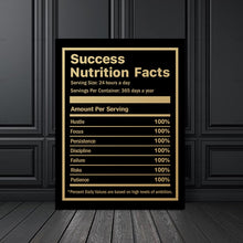 Load image into Gallery viewer, Success Nutrition Facts