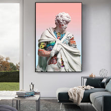 Load image into Gallery viewer, Sculpture Of David Street Graffiti Art