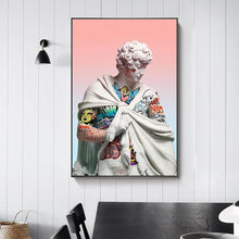 Load image into Gallery viewer, Sculpture Of David Street Graffiti Art