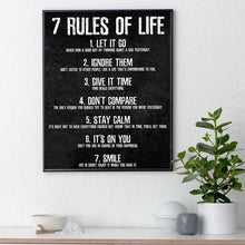 Charger l'image dans la galerie, ''7 Rules Of Life''