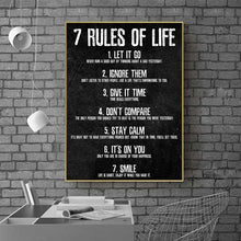 Charger l'image dans la galerie, ''7 Rules Of Life''