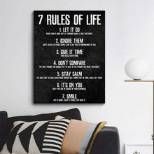 Charger l'image dans la galerie, ''7 Rules Of Life''