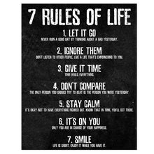 Charger l'image dans la galerie, ''7 Rules Of Life''