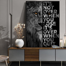 Load image into Gallery viewer, It's Not Over Motivational Art
