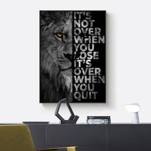 Load image into Gallery viewer, It's Not Over Motivational Art