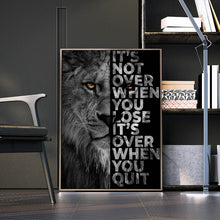 Load image into Gallery viewer, It's Not Over Motivational Art