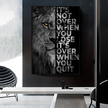 Load image into Gallery viewer, It's Not Over Motivational Art