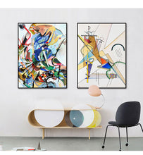 Load image into Gallery viewer, Vintage Wassily Kandinsky Painting