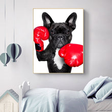 Load image into Gallery viewer, Boston Terrier Boxing