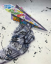 Charger l'image dans la galerie, Street Paper Airplane Wall Art