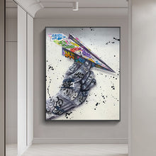 Charger l'image dans la galerie, Street Paper Airplane Wall Art