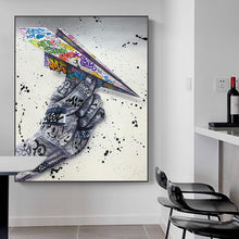 Charger l'image dans la galerie, Street Paper Airplane Wall Art
