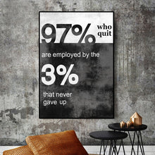 Load image into Gallery viewer, No Quitters - Be The 3%