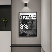 Load image into Gallery viewer, No Quitters - Be The 3%