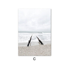 Load image into Gallery viewer, Scandinavian Mountain Lake Bridge Wall Art