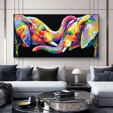 Load image into Gallery viewer, Elephant Love Art