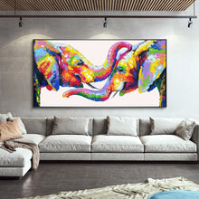 Load image into Gallery viewer, Elephant Love Art