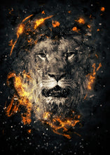Load image into Gallery viewer, Modern Lion Fire