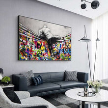 Load image into Gallery viewer, Above The Curtain Graffiti Art