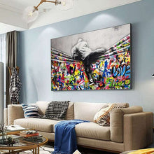 Load image into Gallery viewer, Above The Curtain Graffiti Art
