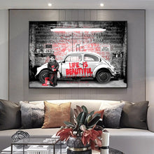 Load image into Gallery viewer, Life Is Beautiful Graffiti Car