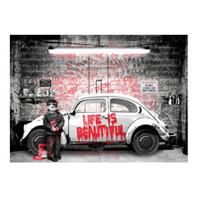 Load image into Gallery viewer, Life Is Beautiful Graffiti Car