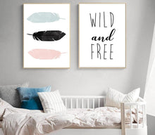 Load image into Gallery viewer, Wild & Free Baby - Nursery Art