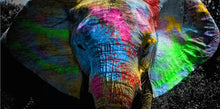 Charger l'image dans la galerie, Graffiti Art Colorful Elephant