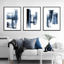 Charger l'image dans la galerie, Navy Blue Period Modern Art