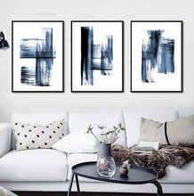 Charger l'image dans la galerie, Navy Blue Period Modern Art