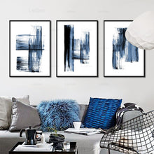 Charger l'image dans la galerie, Navy Blue Period Modern Art
